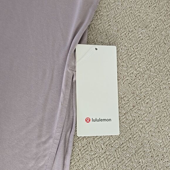 Lululemon Modal Silk Side Slit Purple Gray Athletic Tank Top - XXS - Picture 5 of 11